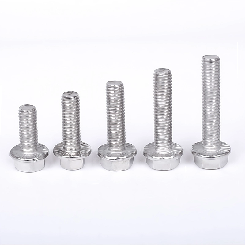 Bu lông mặt bích lục giác bằng thép không gỉ DIN 6921 Full Thread